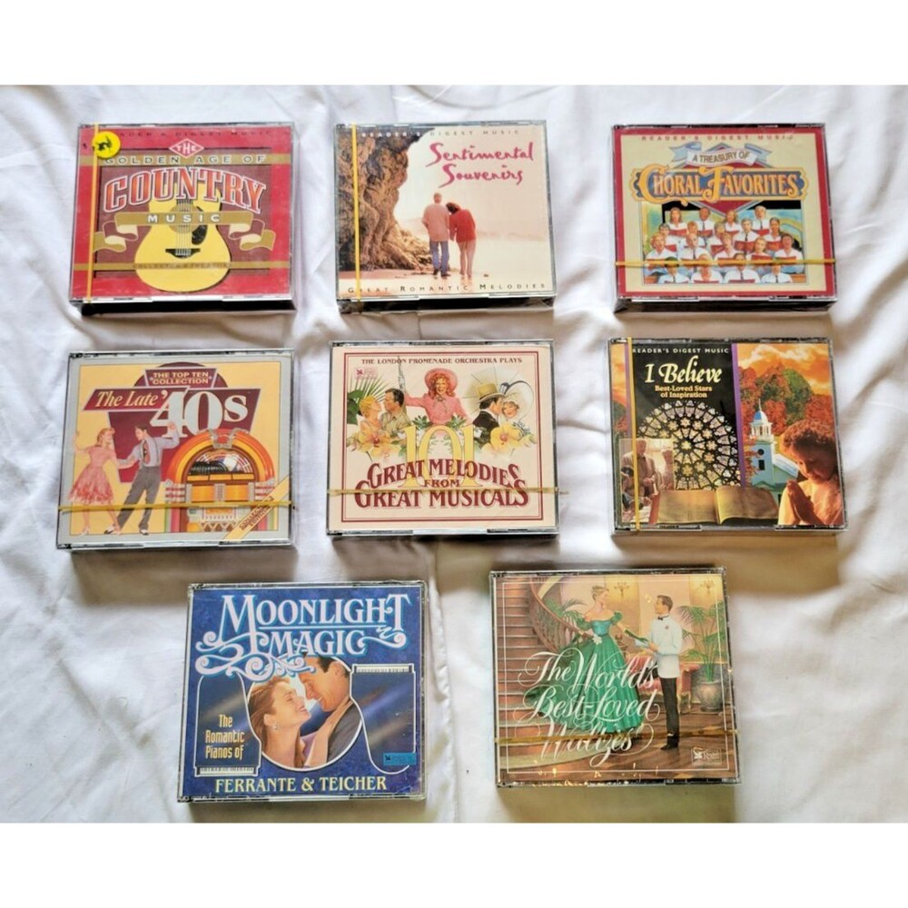 Reader's Digest Music Audio CD Lot Pop Music 8 Compilations (+400 Songs)